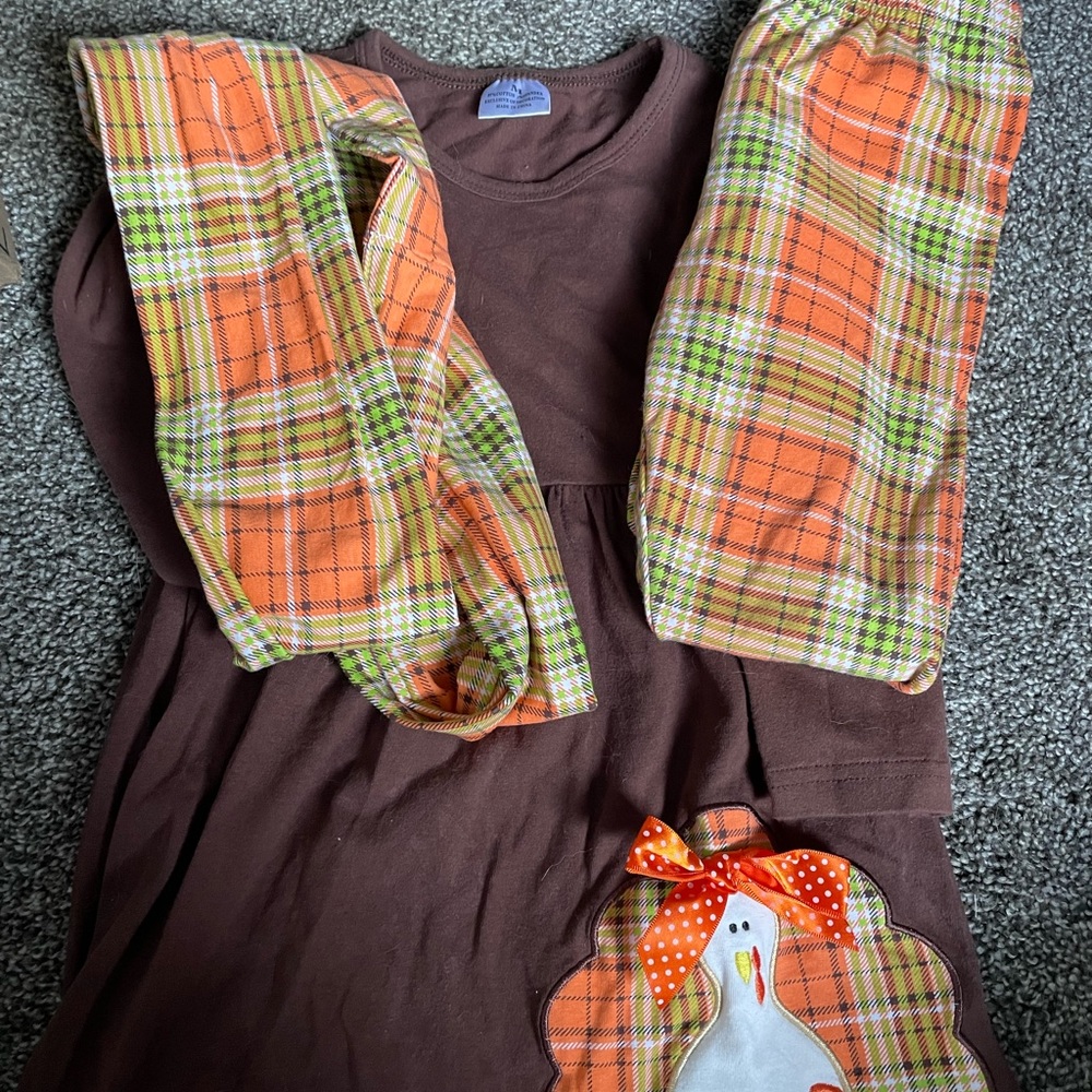 Thanksgiving outfit little girl